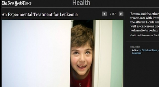 Une petite fille atteinte de leucémie sauvée grâce au virus du sida