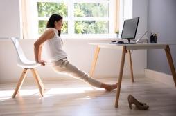 6 exercices faciles à faire au bureau pour être en forme