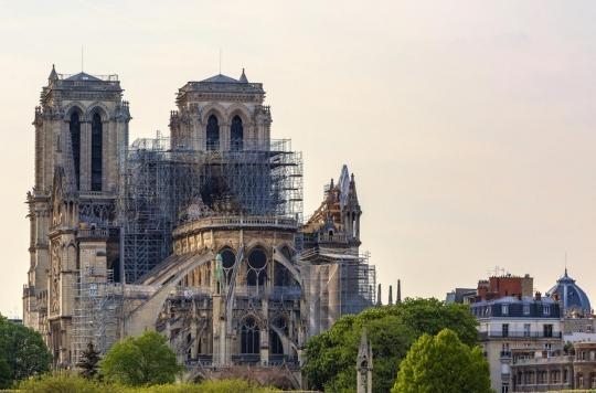 Pollution au plomb à Notre-Dame : des associations manifestent pour le confinement du chantier